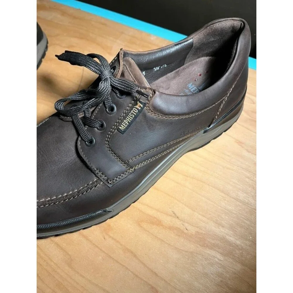 Memphisto men’s brown leather lace up shoes